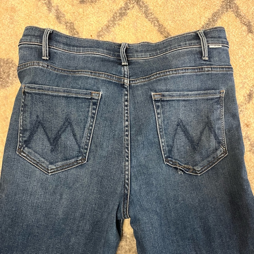 Mother Jeans - Hustler Ankle Fray size 32